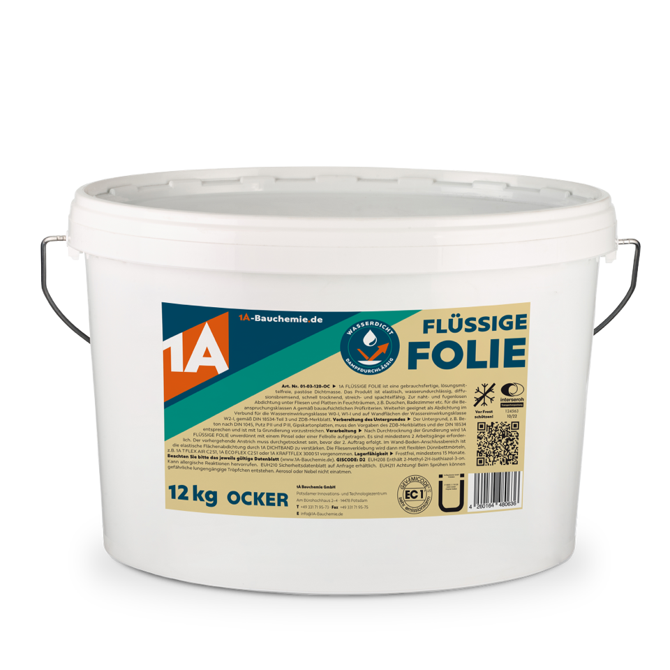 1A Flüssige Folie ocker 12kg