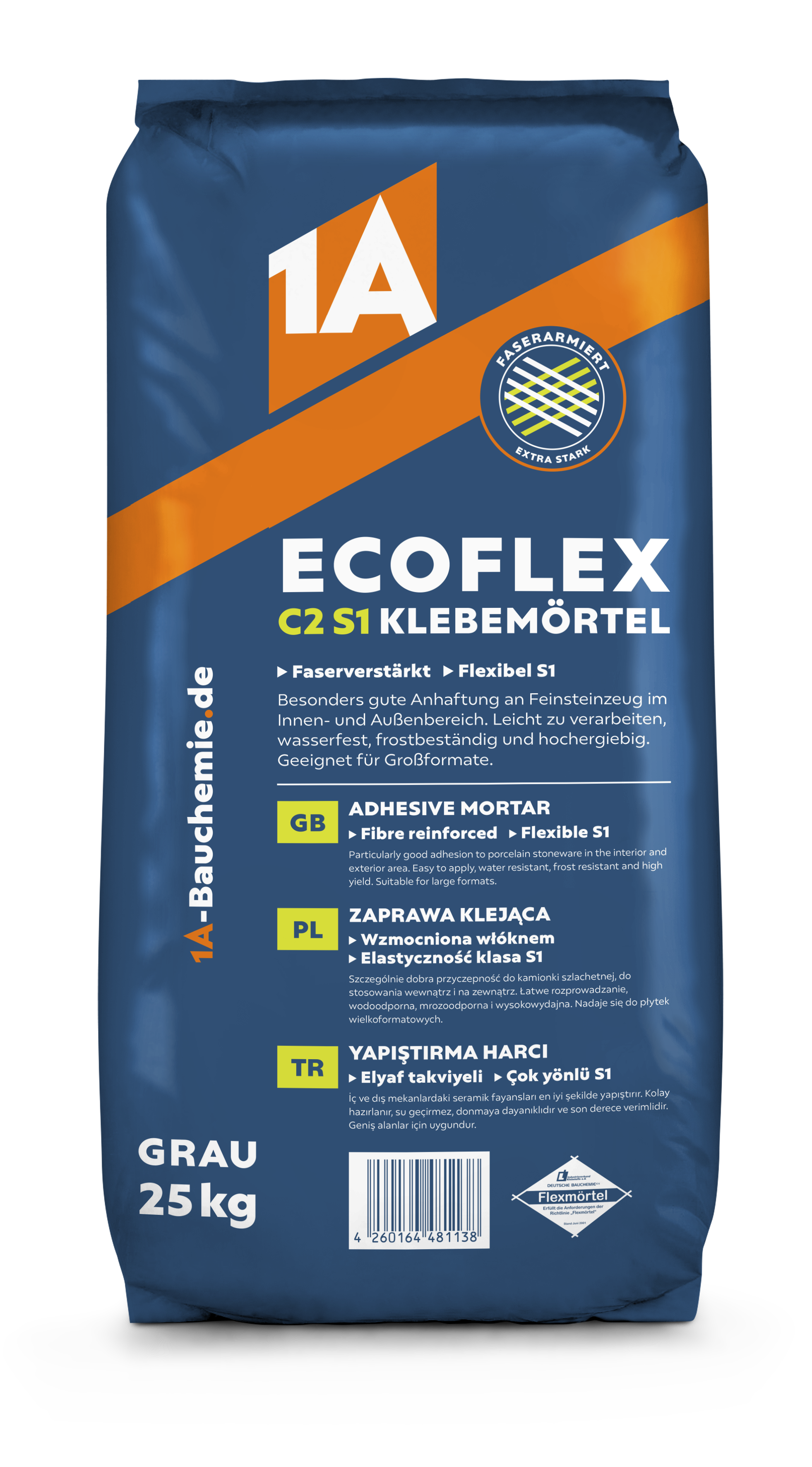 1A ECOFLEX C2 S1 25kg grau